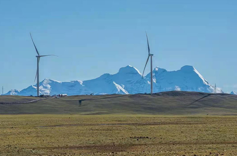 世界上海拔最高的西藏措美哲古高原风电项目